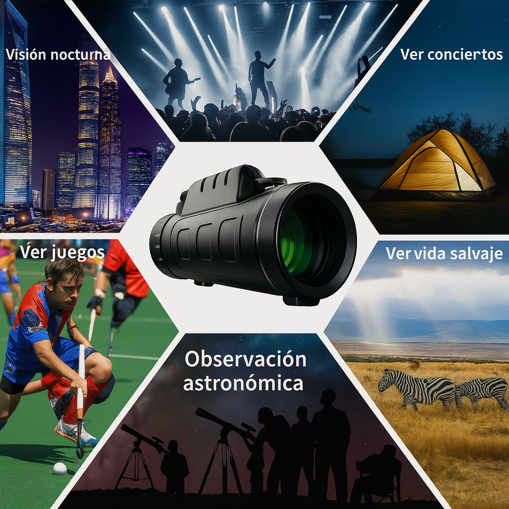 Telescopio Portátil con Visión Nocturna - Nebullux™
