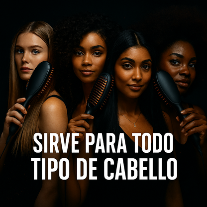 Cepillo Alisador + 6 Niveles de Calor - TurboLiss™