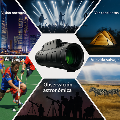 Telescopio Portátil con Visión Nocturna - Nebullux™