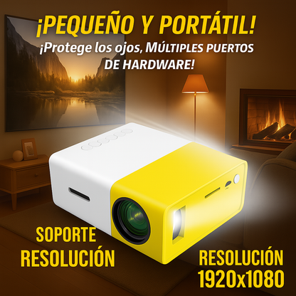 Mini Proyector Potátil 1080p - CinePocket™